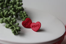 Load image into Gallery viewer, XOXO Conversation Heart - Red

