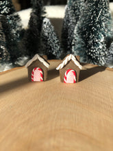 Load image into Gallery viewer, Small Gingerbread House Studs
